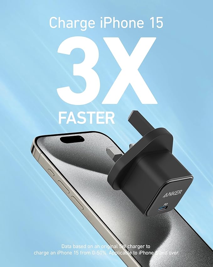 انكر شاحن USB C، شاحن سريع انكر 20 واط، باور بورت III شاحن مكعب 20 واط انكر شاحن USB C، شاحن سريع انكر 20 واط، باور بورت III شاحن مكعب 20 واط